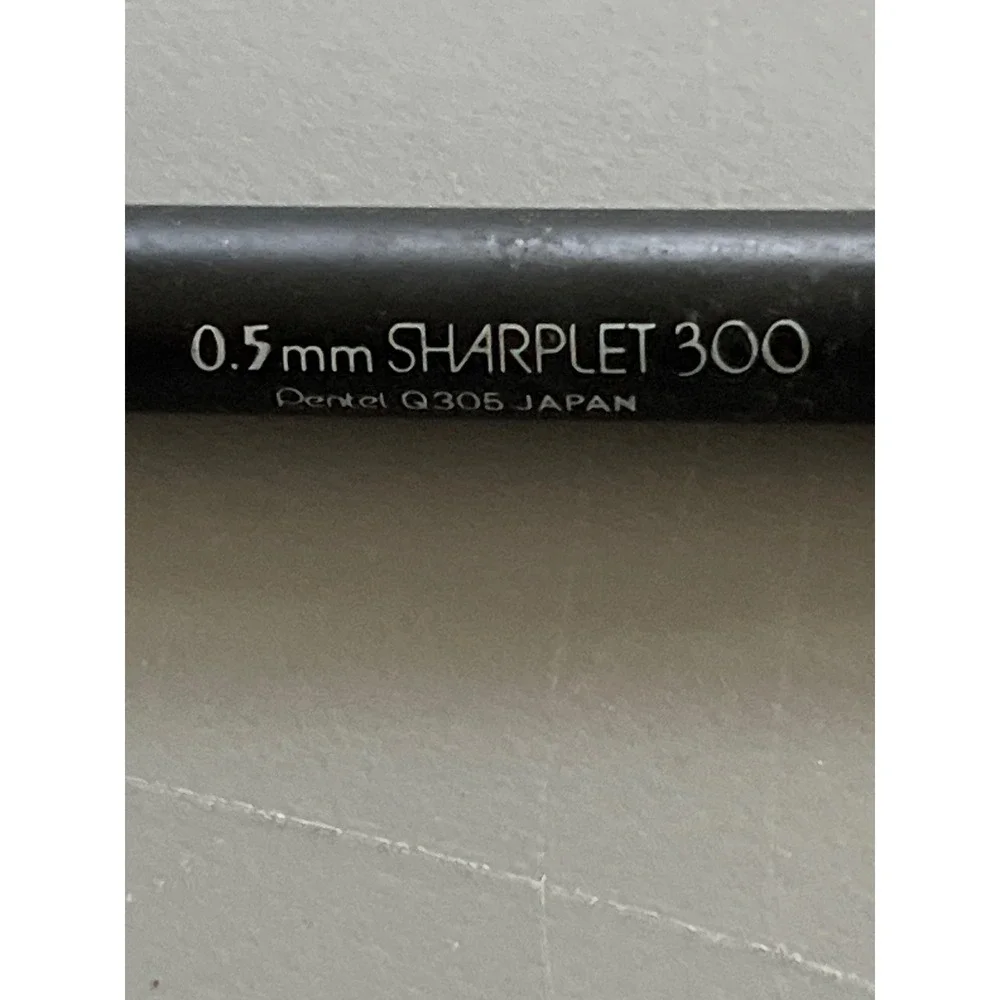 Pentel Sharplet 300 Mechanical Pencil 0.5mm Black Q305 Japan Vintage Drafting